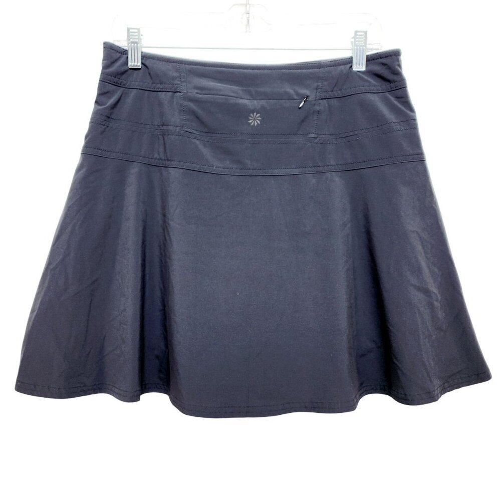 Athleta Women’s Golf tennis Mini Skirt Black Size 8 Stretch, Comfy - Picture 2 of 9